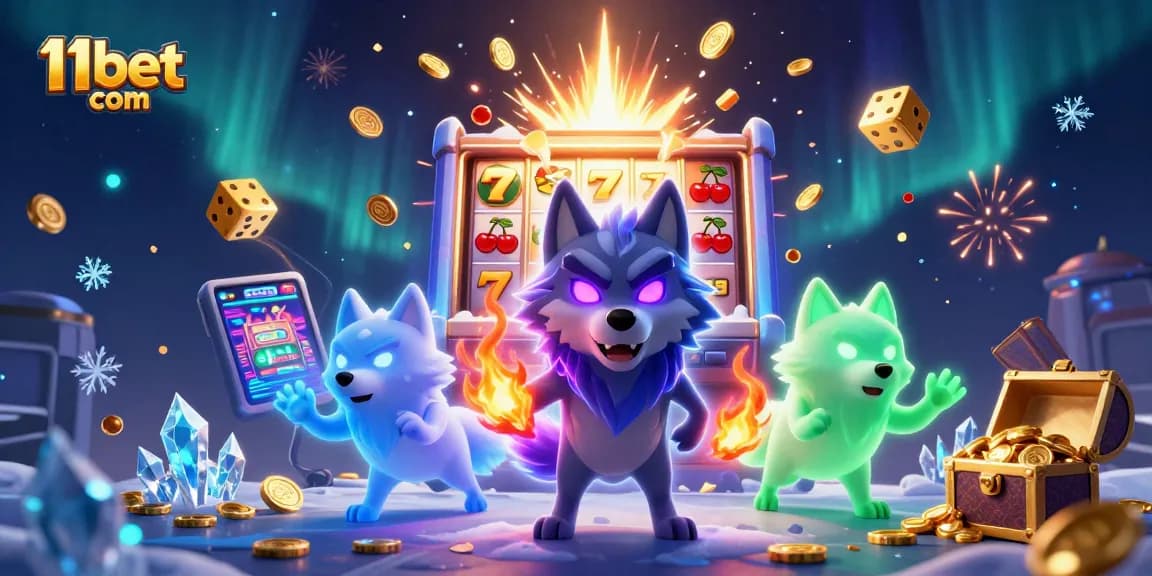 Spin the jackpot with excitement at 11bet com featuring lively casino characters and dynamic gaming elements!