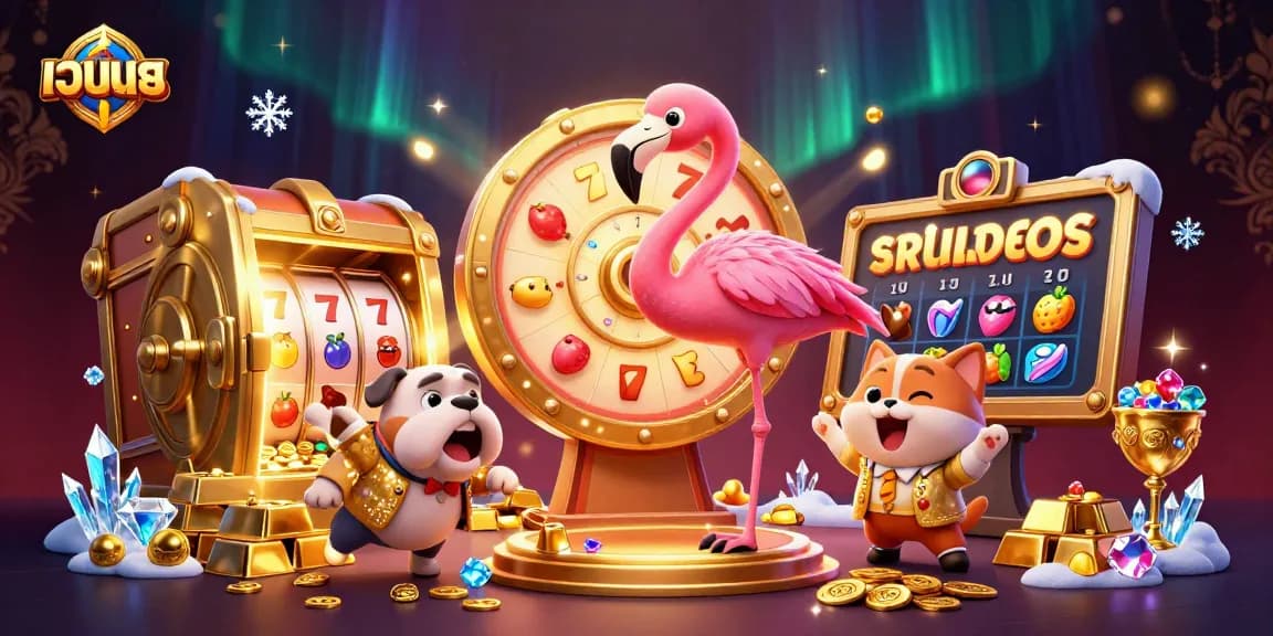 เข้าร่วมสนุกกับเกม เว็บตรง สล็อตออนไลน์ในฉากที่มีความเคลื่อนไหว featuring ทรัพย์สมบัติทองคำและตัวละครที่มีชีวิตชีวา
