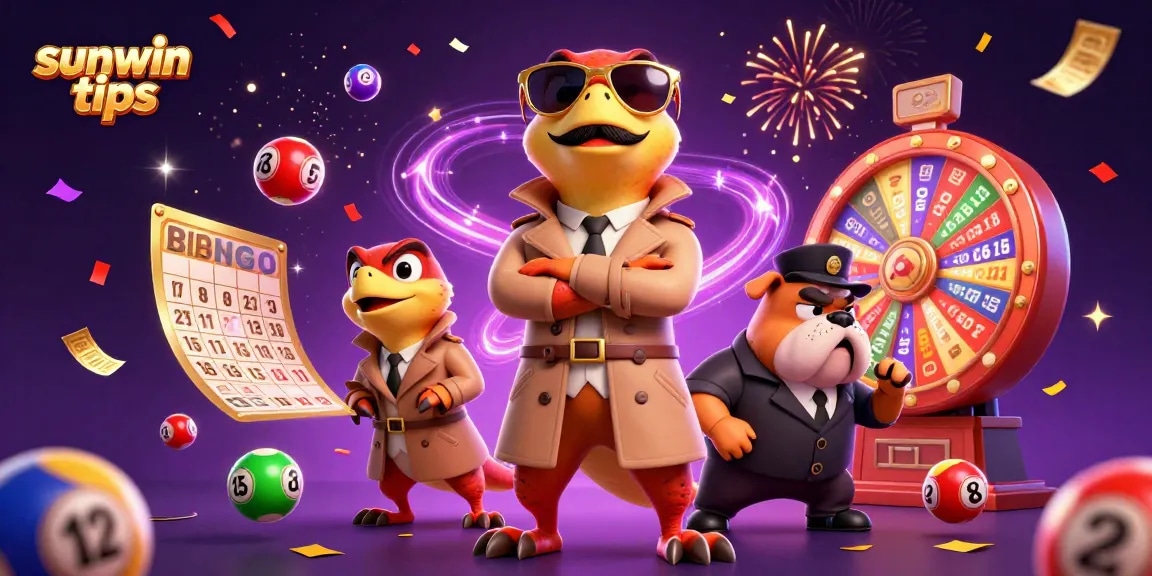Experience sunwin tips with raptors in a trench coat at a vibrant casino entrance.