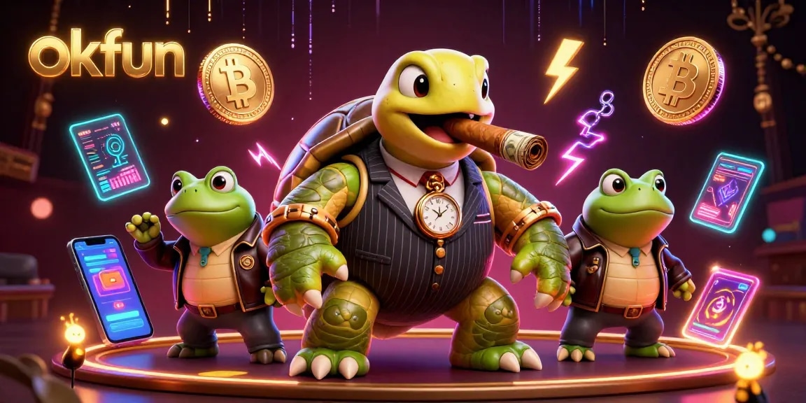 Play at okfun and join the fun with a turtle mobster and froggy enforcers on a vibrant casino scene.