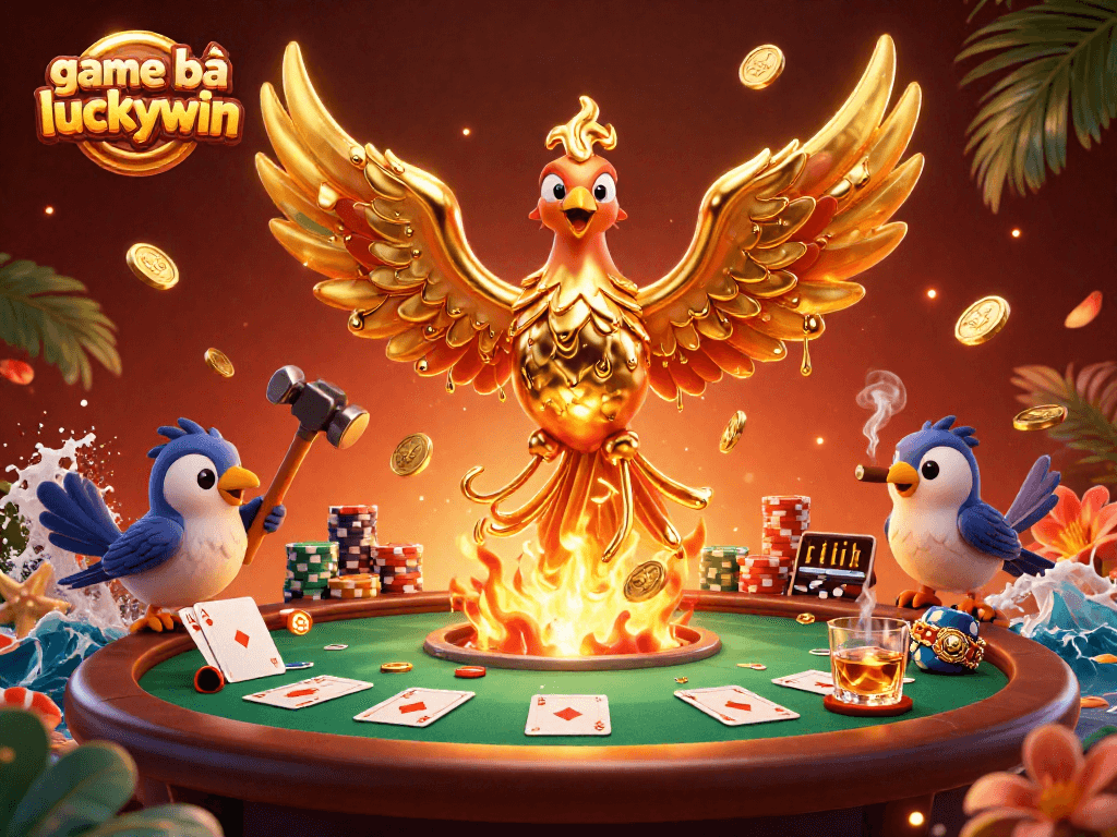 Experience thrilling gameplay with game bài luckywin in an immersive 3D casino setting.
