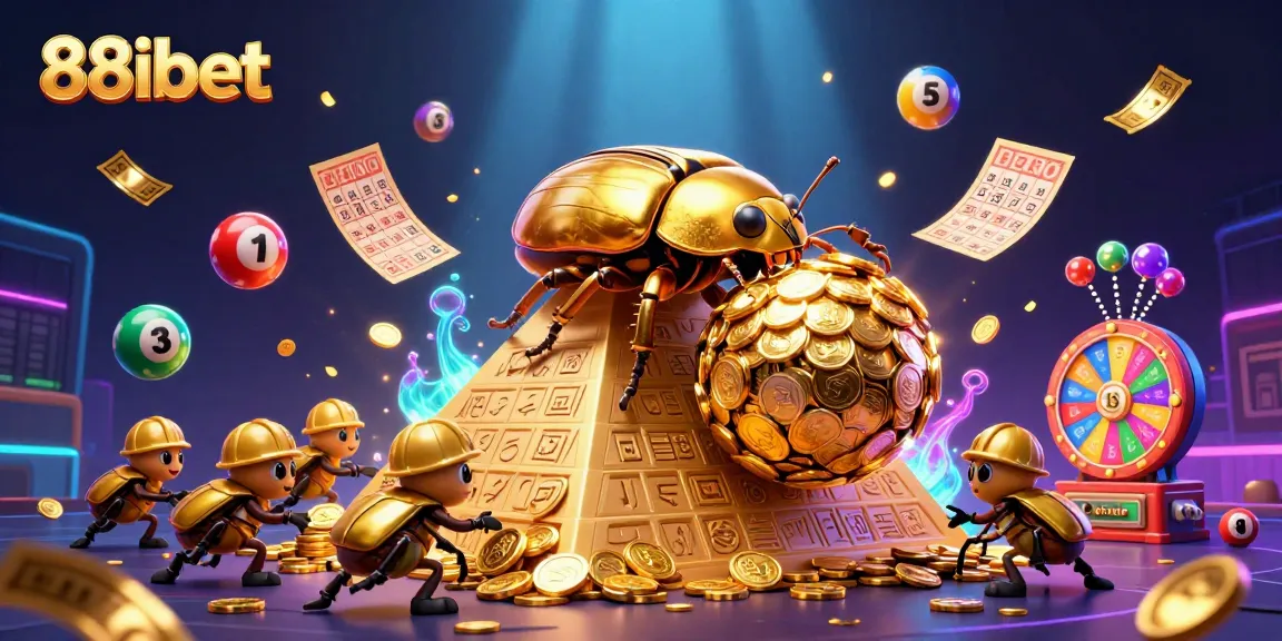 Play and win with 88ibet in a vibrant casino setting featuring dynamic gaming elements and golden coins.