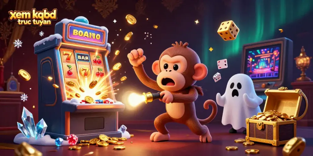 Experience xem kqbd truc tuyen with dynamic elements in a colorful casino setting.