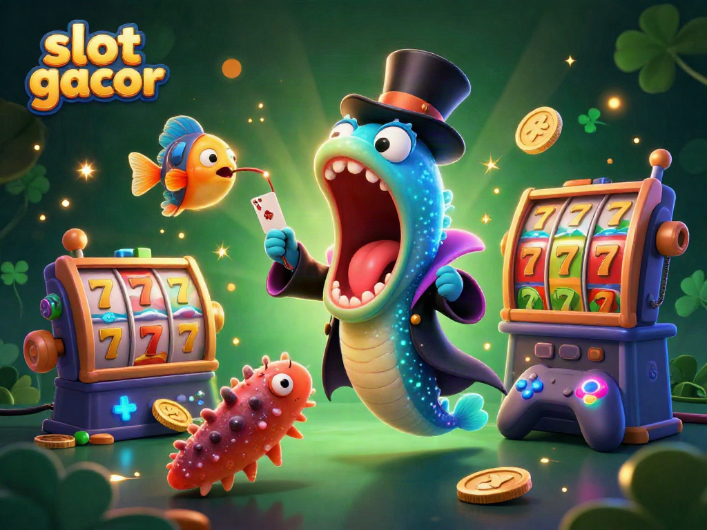 Engage with slot gacor opportunities featuring a magical deep-sea casino scene.