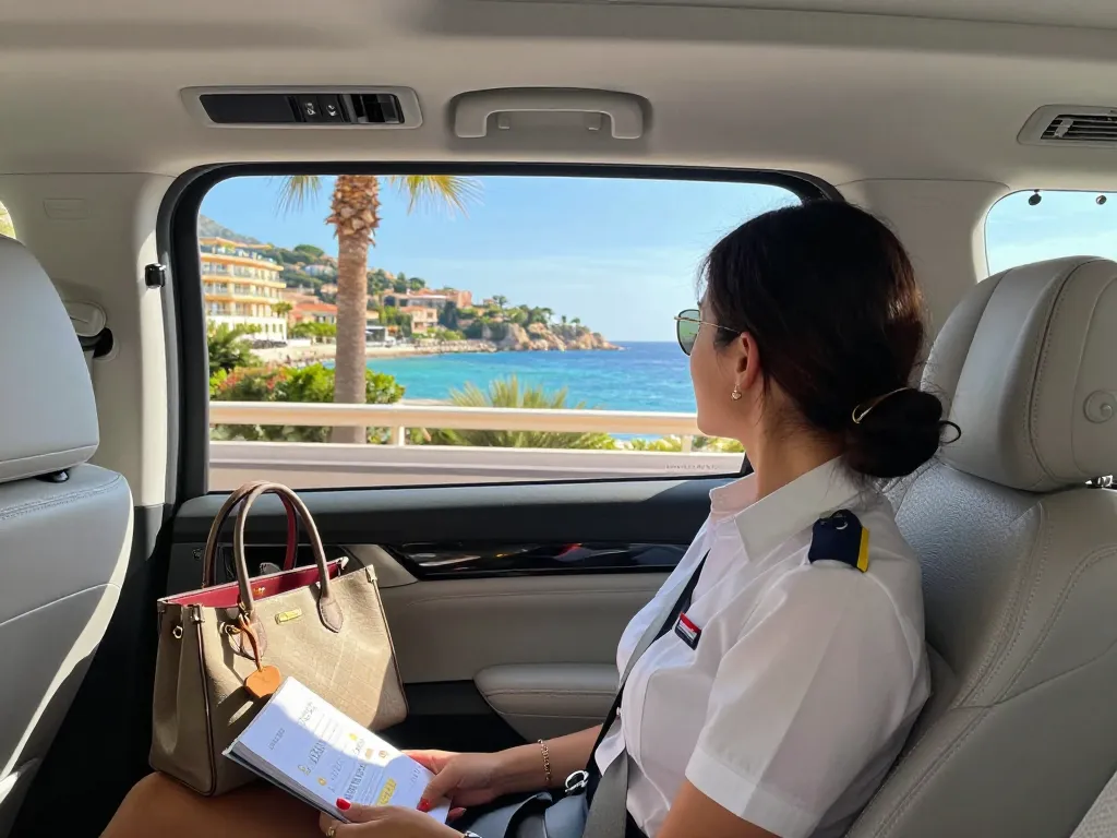 Découvrez notre service de Taxi Saint-Tropez luxueux avec des vues panoramiques sur la Côte d'Azur tout en voyageant dans le confort.