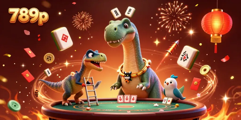Engage with the thrilling world of 789p, where a colossal brontosaurus joins a clever raptor in an exciting casino scene.