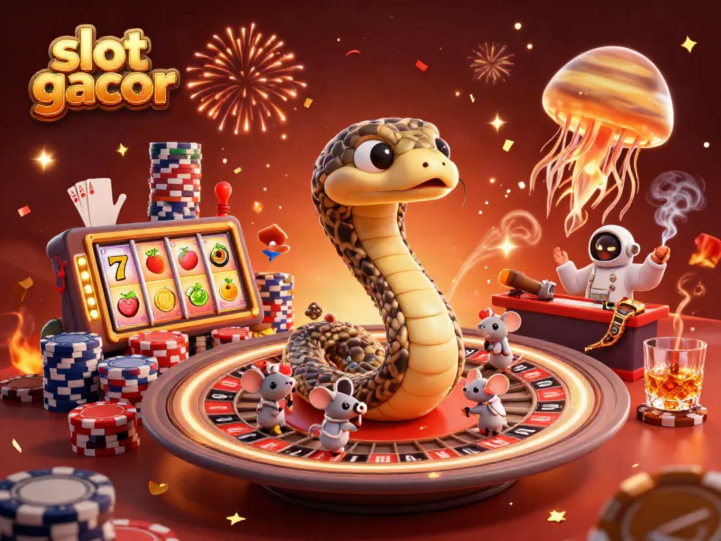 Experience immersive gameplay with slot gacor as astronaut mice bet amid dynamic cosmic elements.