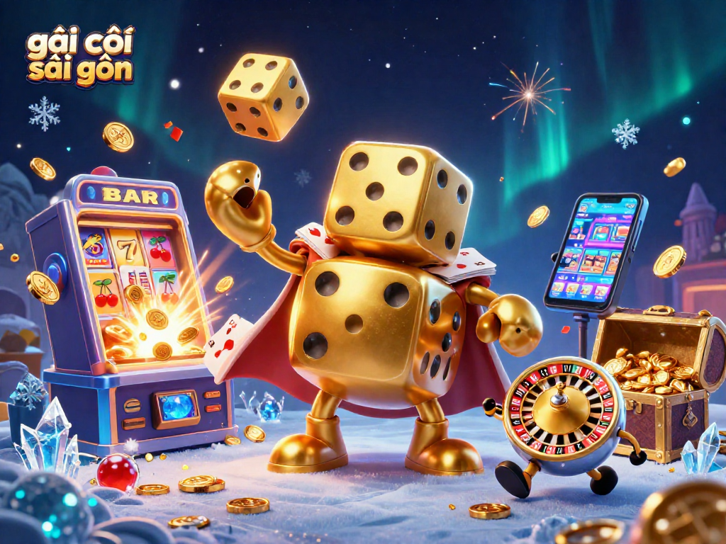 Engage with the vibrant world of gái gọi sài gòn through this dynamic 3D casino illustration.