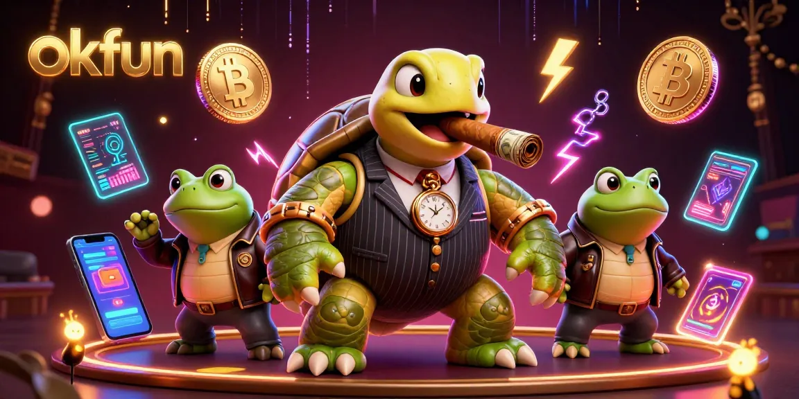 Play at okfun and join the fun with a turtle mobster and froggy enforcers on a vibrant casino scene.
