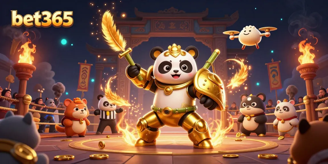 Experience thrilling gameplay with bet365 in a vibrant animated arena, filled with captivating elements.