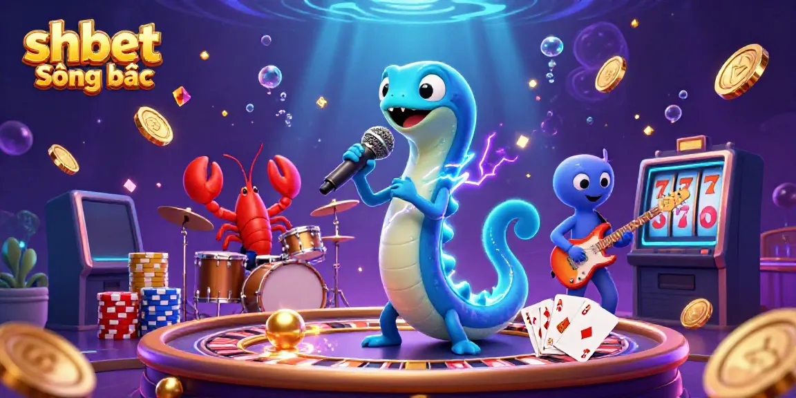 Experience the excitement of shbet Sòng bạc with an underwater casino scene featuring dynamic characters and vibrant gambling elements.