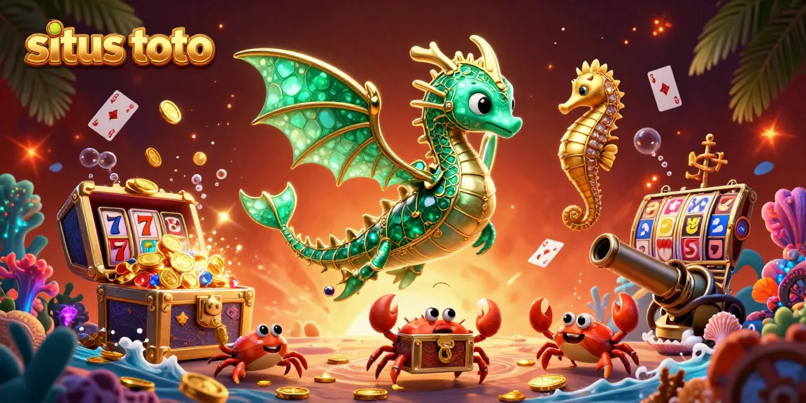 Mengakses situs toto dengan kemewahan permainan slot gacor berbasis lautan dan harta karun yang berlimpah.